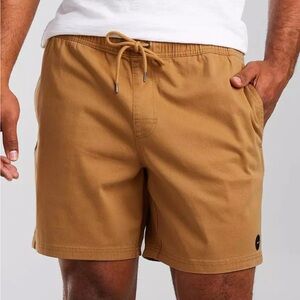 RVCA Men's Tan Shorts